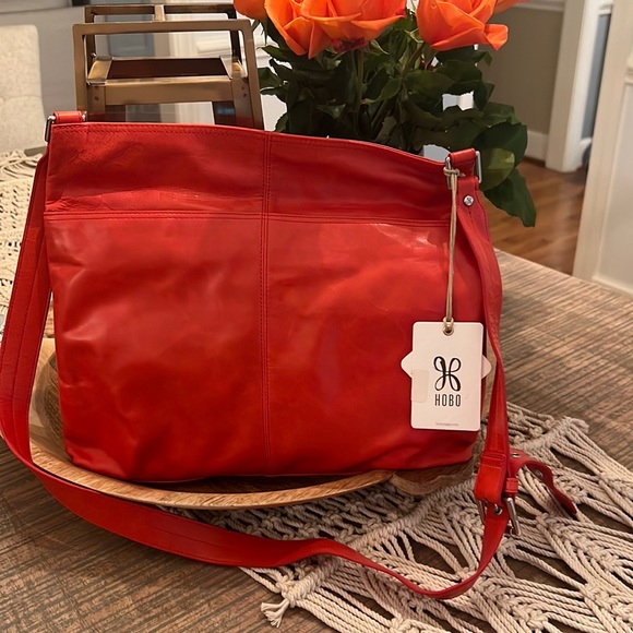 HOBO Bags Hobo Lorna Crossbody In Rio Red Leather Poshmark